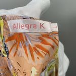 Allegra K Allegra‎ K Floral Cap Sleeve Ruffle Peter Pan Collar Top Blouse Size L Cottage Photo 8