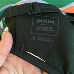 prAna  Women S Black Colorblock Lurisa Bikini Top UPF 50+ Adjustable Cross Straps Photo 6