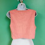 Vanessa Mooney Pink Lace Up Corset Top Photo 4