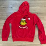 Red Grinch Naughty Hoodie S Photo 0