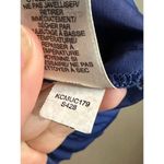 DKNY Y2K Blue Windbreaker Long Sleeve Zip Up Hooded Crop Rain Jacket Size Small Photo 5