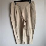 Athleta  Biege Stellar Wide Leg Crop Pants Womens 14 Business Casual Careerwear Photo 4