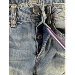 American Eagle  Jeans Women 2 Mid Rise Distressed Tomgirl Tapered‎ Leg Light Wash Photo 6
