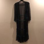 Sheer black beach cover up Size undefined Photo 1