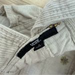 Vans  Cream Corduroy Embroidered Overalls Photo 12