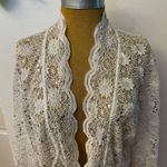 R & M Richards  Women's Open Front Lace Bolero Photo 2