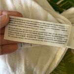 Abercrombie & Fitch Abercrombie soft brushed fleece long sleeve wrap front white bodysuit size XL Photo 3