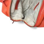 Botkier  red Orange Leather Handbag satchel quiet luxury crossbody purse Photo 7