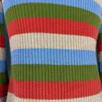 Arthur Apparel Multicolor Striped Racer Skivvy Sweater Size Medium EUC Blue Photo 9