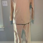 Tommy John Zen ribbed loungewear set. Long sleeve crew top with bottoms small Photo 0