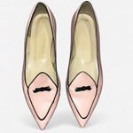J.Crew  Women's Pink Flats with Black Trim Photo 2