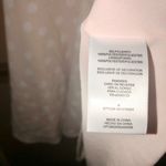 GB Gianni Bini Ruffle Flutter Sleeve Tie Polka Dot Mini Dress Pink White Medium Photo 5