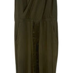 Heartloom  small olive green sleeveless jumpsuit vneck small drawstring waist Photo 0