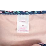 Xhilaration  Dusty Blue Floral Strapless Bandeau Bikini Size Medium Photo 4