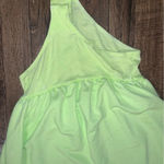 Free People revolve neon green cozy girl bodysuit NWOT fall casual ribbed Photo 5