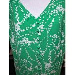 Talbots  NWT Swirling Rosebud Fit & Flare Dress 22W Floral Green White Lined Plus Photo 4