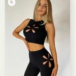 The Kript  Petals Cutout Pants Photo 2