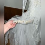 Beautiful Vintage 90s Wedding Gown & Veil! White Size 14 Photo 3