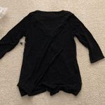 Coldwater Creek NEW Destinations Button Cardigan Black Size Medium Sleek NIB Photo 6