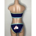 PilyQ NEW.  NAVY PLATINUM BIKINI. M-top/S-bottom. Retails. $179. Photo 5