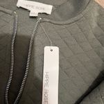 Hippie Rose Olive green women’s zip up jacket  Photo 2