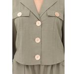 Finders Keepers Golden Shirt Olive Size XXS NWT Photo 5