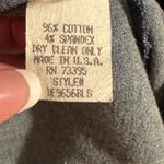 Bloomingdales Vintage 90s Denim Skirt Jean Pencil Floral Ruffle Western 10 Photo 4