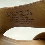 Franco Sarto Women's Wedge Sandals Falco Size 8.5 Cork Platfrom Gladiator Cognac Photo 11