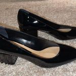 Sergio Rossi Black Patent Leather Block Heels Size 40.5 Photo 0