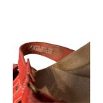 Clarks  Collection Sandals Womens 10 M Lexi Jasmine Slides Leather Red Photo 3