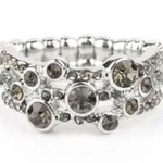 Paparazzi Bubbly Effervescence Silver Ring (26) Photo 1