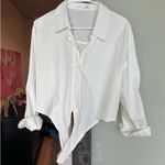 Tie button down White Size M Photo 0