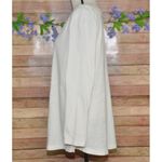 J. Jill Perfect Pima Cotton Shirttail Tunic Ivory Off White Long Sleeve Size XLP Photo 2