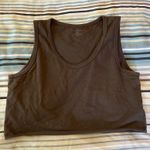 Brandy Melville  Brown Cropped Tank Top Photo 0