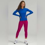 Lululemon  Base Pace High Rise Crop Leggings Wild Berry Size 2 Photo 2