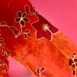 Blair Vintage Orange Blouse Top WOORD4 Photo 4