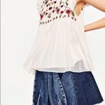 ZARA ✨ HP✨BN Ruffle Embroidered Babydoll Top✨ Photo 2