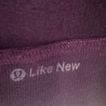 Lululemon Fleece Please Hoodie Zipped Sweatshirt Darkest Magenta Purple Size 4 Photo 8