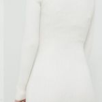 Abercrombie & Fitch NWOT Long-Sleeve Wrap-Front Mini Sweater Dress Size Large Photo 1