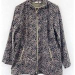 Chico's  Zenergy Printed Anorak Jacket sz 12  Camo Animal Print Neema UPF Photo 0