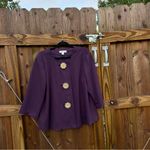 Coldwater Creek Purple‎  cardigan size 1X Photo 4