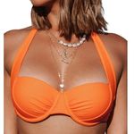 Cupshe Halter Push Up Bikini Top with Underwire, Size M New w/o Tag Photo 8