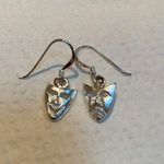 Happy and Sad Face 925 Sterling Earrings Photo 0