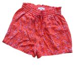 Loft Floral Orange Women's Shorts Photo 1