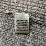 Very J  Women's Loose Knit Cardigan Sweater Size Small Duster Tan Minimalist Boho Photo 6