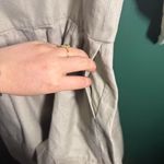 Me & City white blouse dress with khaki skirt with pockets size S/M Photo 5