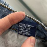 Gold sequin pockets jean shorts size‎ 30 Blue Photo 10