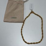 J.Crew  NWT gold rope chain necklace minimalist chic elegant long twist Photo 7