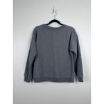 Pact  Women's V Neck Pullover Sweatshirt Gray Sz‎ L Photo 5