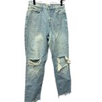 BDG Grunge Size 26 Straight Leg Distressed Pale Blue Jeans Photo 1